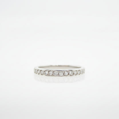 Estate Bead-Set Diamond Wedding Ring