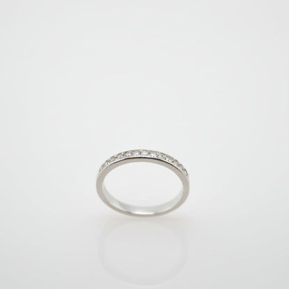 Estate Bead-Set Diamond Wedding Ring
