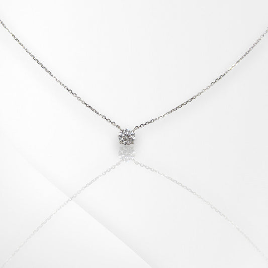 Claw Set Lab Grown Diamond Necklace