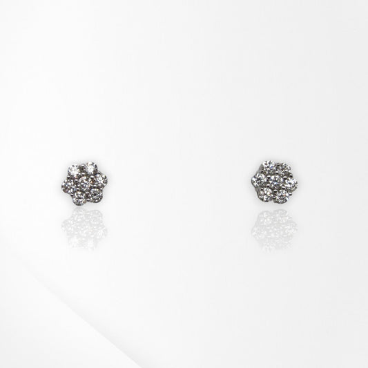 Biron Lab Grown Diamond Flower Cluster Studs
