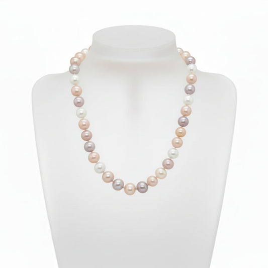 Natural Pink Mixed Colour Freshwater Pearl Strand