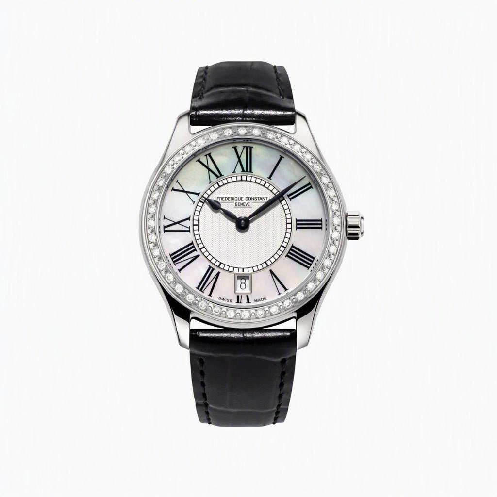 Frederique Constant Ladies Classics Diamond & Mother of Pearl Quartz Watch
