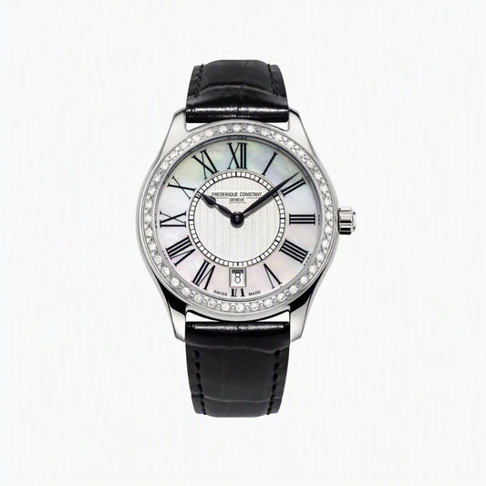 Frederique Constant Ladies Classics Diamond & Mother of Pearl Quartz Watch
