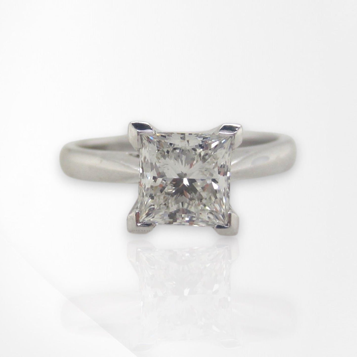 Handmade Princess Cut Diamond Ring