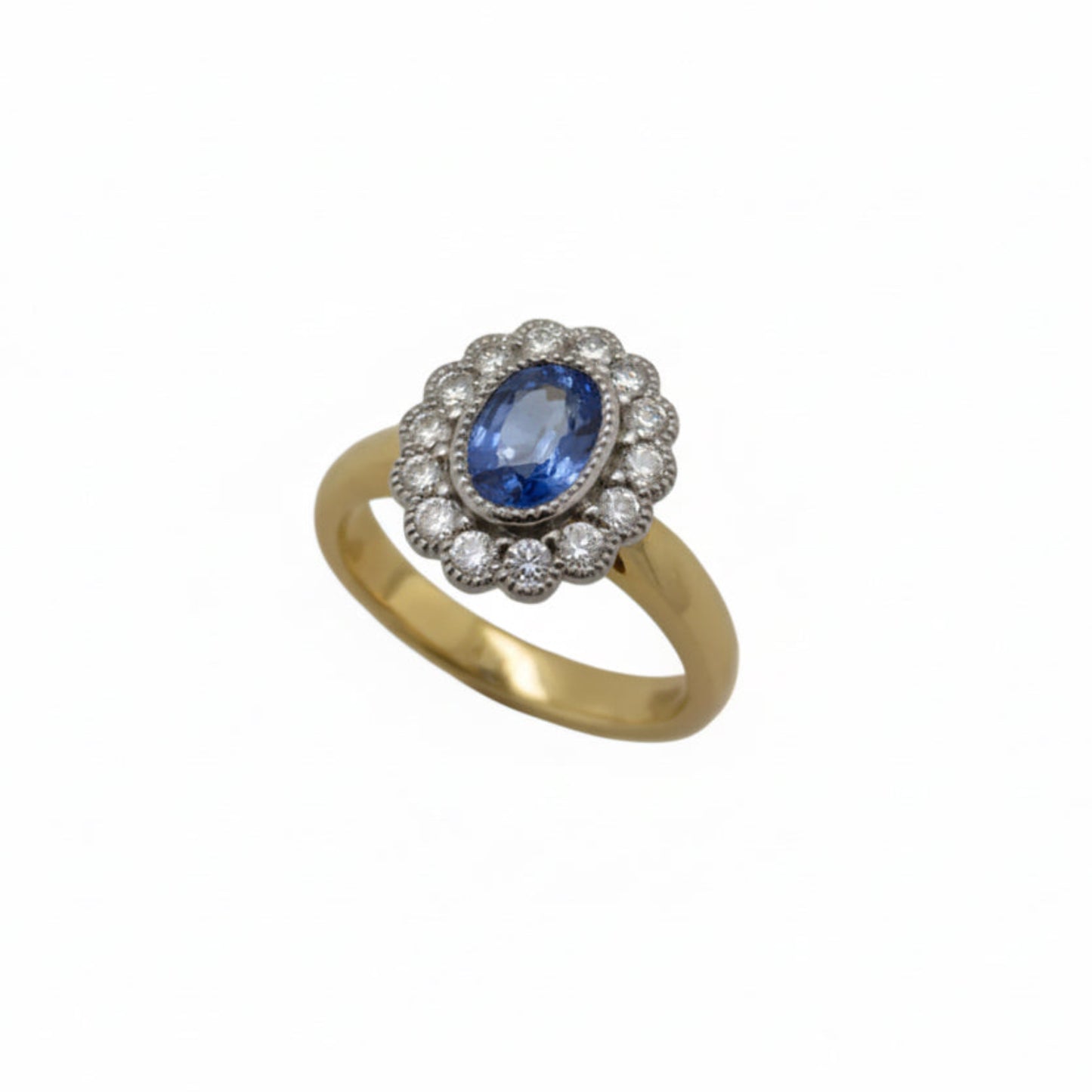 Handmade Oval Ceylon Sapphire Ring