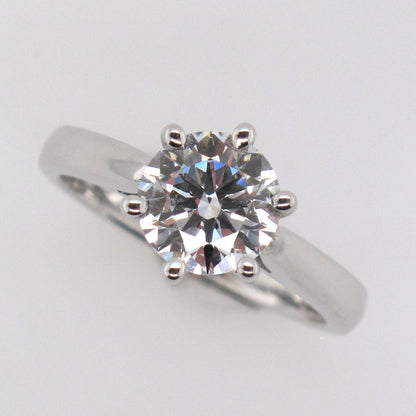 Handmade Round Brilliant Cut Lab Grown Diamond Ring