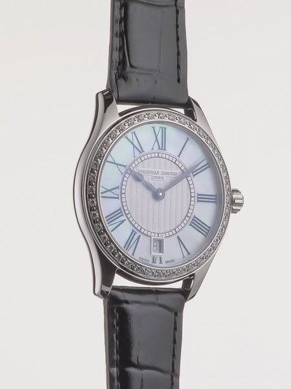 Frederique Constant Ladies Classics Diamond & Mother of Pearl Quartz Watch